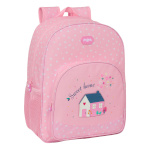 Glow Lab seljakott Sweet home roosa 33x42x14cm