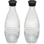 SodaStream pudel karboniseerijale Glass Carafe Duo Pack for Penguin and Crystal Bubblers 0,7L, 2tk, must