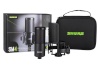 Shure mikrofon SM4-K-KIT - kondensaator , externally polarised, handle, popfilter, case