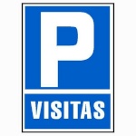 Archivo 2000 Märk "PARKING VISITAS" PVC 210x297 mm