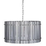 BGB Home laelamp 76x76x39cm Kristall metall Hõbe