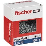 Fischer kruvide komplekt PowerFast II 3,0x16 SK TX VG blvz 1000