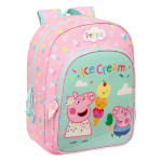 Peppa Pig seljakott Ice cream roosa Mündiroheline 26x34x11cm