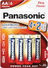 Panasonic patarei Pro Power LR6PPG/6B (4+2 tk)