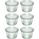 Weck purgid Round Rim Jar Muffin 165ml, 6tk