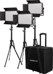 Nanlite videovalgusti komplekt 3 1200CSA Trolley Case & Light Stand