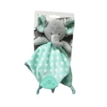 Tulilo Cuddly toy Milus mint elephant 25x25 cm