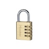 Master Lock tabalukk 604EURD Aluminum Combination Lock 40mm, kuldne/hõbedane 