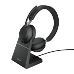 Jabra kõrvaklapid Evolve2 65 USB-A must UC Chrg stand Stereo