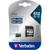 Verbatim mälukaart microSDXC Pro 512GB Class 10 UHS-I + Adapter