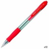 Pilot pastapliiats Supergrip punane 0,4 mm 12tk