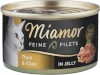 Miamor kassitoit Fine Fillets in Jelly Tuna and Cheese, 100g