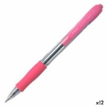 Pilot pastapliiats Supergrip roosa 0,4 mm 12tk