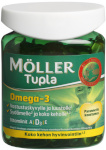 Möller kalaõli kapsel Tupla Omega-3, 100 kapslit