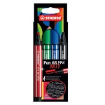 Stabilo viltpliiatsid Pen 68 Max Arty, 4tk