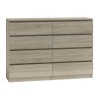 Top E Shop kummut M8 140 SONOMA chest of drawers