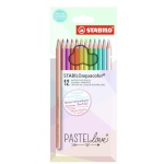 Stabilo värvipliiatsid Aquacolor Pastellove, 12tk