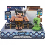 Mattel mängufiguur Set Minecraft Legends Creeper vs Piglin