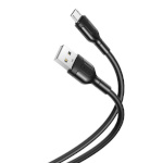 Xo laadimiskaabel USB to Micro USB XO NB212 2.1A 1m (must)