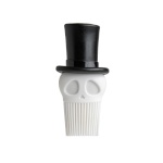 OTOTO pintsel Skull Basting Brush Silicone, must/valge