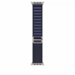 Apple kellarihm Watch Navy Alpine Loop 49 mm - S - Natural Titanium Finish