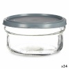 Vivalto ümmargune lõunasöögi karp kaanega hall Plastmass 415ml 12x6x12cm (24tk)