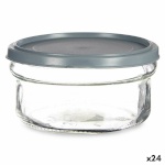 Vivalto ümmargune lõunasöögi karp kaanega hall Plastmass 415ml 12x6x12cm (24tk)