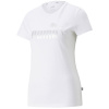 Puma T-särk naistele Ess+ Metallic Logo Tee valge 848303 02 suurus XL