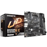 Gigabyte emaplaat AMD B550 AM4 micro-ATX memory DDR4 memory Slots 4 1xPSIe 3.0 1x 1xPSIe 4.0 16x 2xm.2 1xhdmi 1xdisplayport 2xaudio-in 1xaudio-out 4xusb 2.0 4xusb 3.2 1xps/2 1xrj45 b550mk1.1