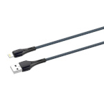 Ldnio kaabel LS521 1m USB -> Lightning, hall-sinine