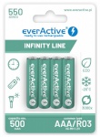 everActive aku Rechargeable BETTERIES 550 mAh 4tk