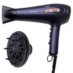 Adler föön AD 2273 Hair Dryer with Retractable Power Cord, lilla