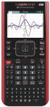 Texas Instruments kalkulaator TI-Nspire CX II-T CAS Symbolic Calculator, must/punane