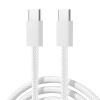 Joyroom laadimiskaabel Joyroom S-A45 USB-C -> USB-C , 60W, braided, 1m valge