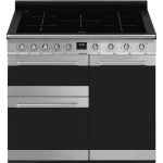 Smeg elektripliit SY103I Classic, 5 x induktsioon, 3 x elektriahi, aurupuhastus, 100 cm, roostevaba-teras