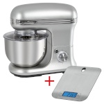 ProfiCook köögikombain + köögikaal PCKM1222W Kneading Machine Set, roostevaba teras