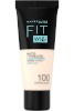 Maybelline jumestuskreem Fit Me! Matte + Poreless 30ml, 100 Warm Ivory, naistele