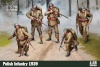 IBG liimitav mudel Figurines set Polish Infantry 1939 1/35