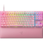 Razer klaviatuur Hunstman V2 TKL Red, Switch, US, roosa