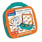 Clementoni lauamäng Magnetic Letters & Animals Case FR