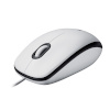 Logitech hiir Mouse M100, valge