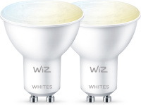 WiZ pirn Smart Lamp, GU10, Shades of White Light, Wi-Fi, 2700-6500 K, 345 lm, 2tk