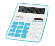 Genie kalkulaator 840 B Desktop Display, sinine/valge