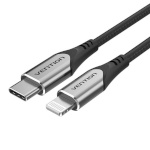 Vention kaabel USB-C -> Lightning TACHF 1m, hall