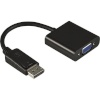 DELTACO videokaabel DisplayPort-VGA Adapter, must