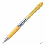 Pilot pastapliiats Supergrip kollane 0,4 mm 12tk