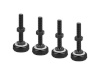 Lanberg Set of leveling feet M10 for cabinets AK-1602-B