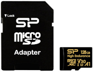 Silicon Power mälukaart microSDXC 128GB High Endurance + adapter