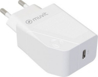 Muvit adapter Travel Charger PD 20W 3.0A Type-C valge