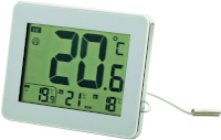 Suomen Lämpömittari sise-/välitermomeeter 216 Indoor / Outdoor Thermometer, valge